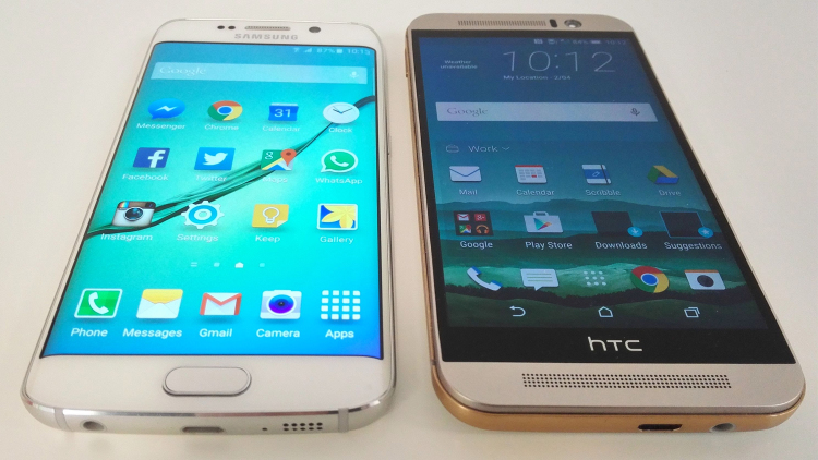 Сравниваем дисплеи HTC One M9 и Samsung Galaxy S6